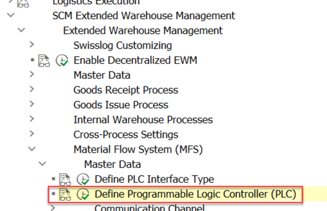 SAP EWM MFS rearrange multi-depth 19
